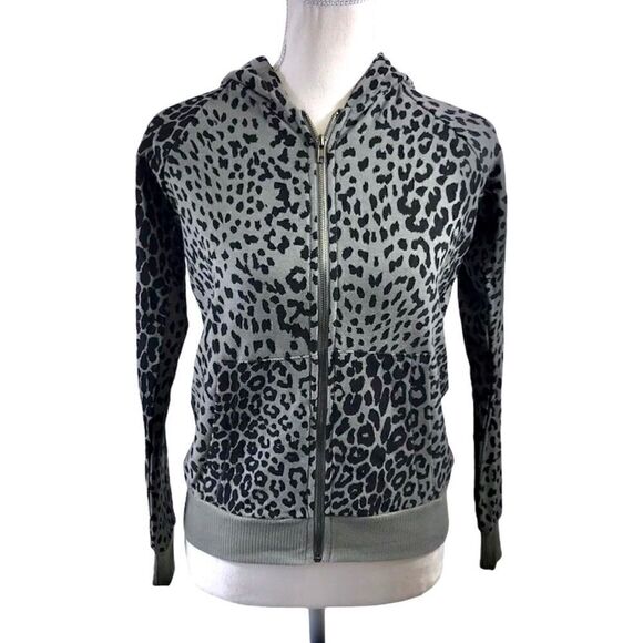 Chaser Leopard Print Hoodie Size XS - Picture 1 of 7